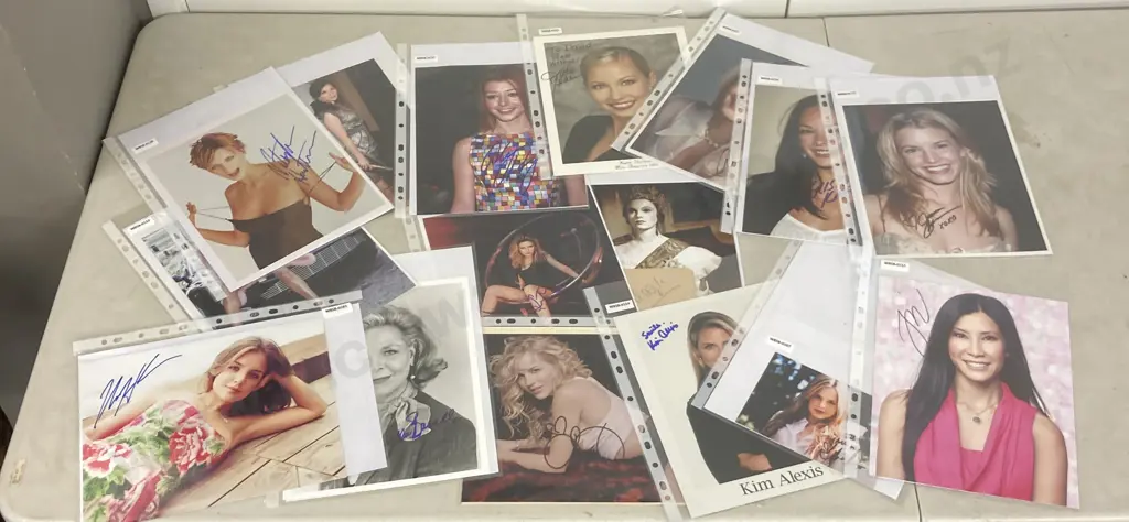 Lot of 14 Autographed Photos of Actresses With COAs Image 1++