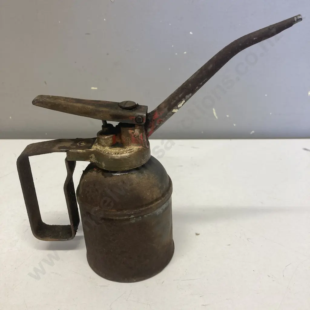 Vintage Benton & Stone Ltd Birmingham Oil Can, Made In England "UNDER WESTWOOD PATS' On Brass Cap Image 1++
