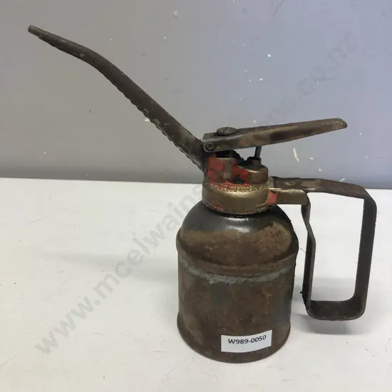 Vintage Benton & Stone Ltd Birmingham Oil Can, Made In England "UNDER WESTWOOD PATS' On Brass Cap