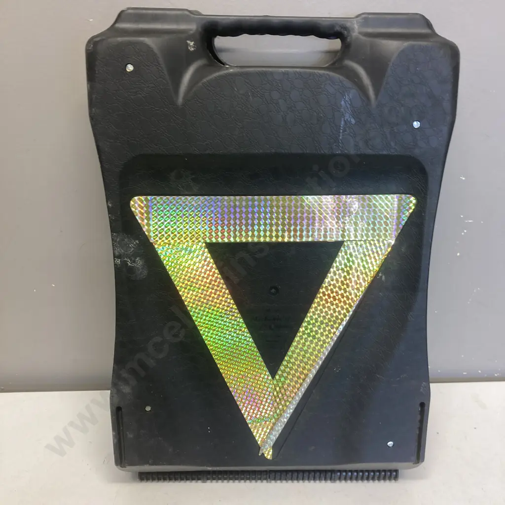 Folding Mechanics Creeper With Reflective Triangle Image 1++