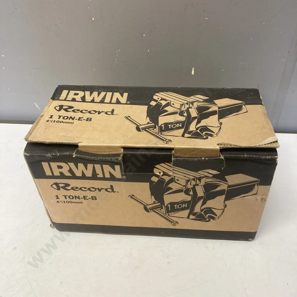 Irwin Record 1 Ton-E-B 4" (100mm) Vice Image 1++