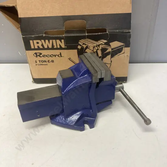 Irwin Record 1 Ton-E-B 4" (100mm) Vice