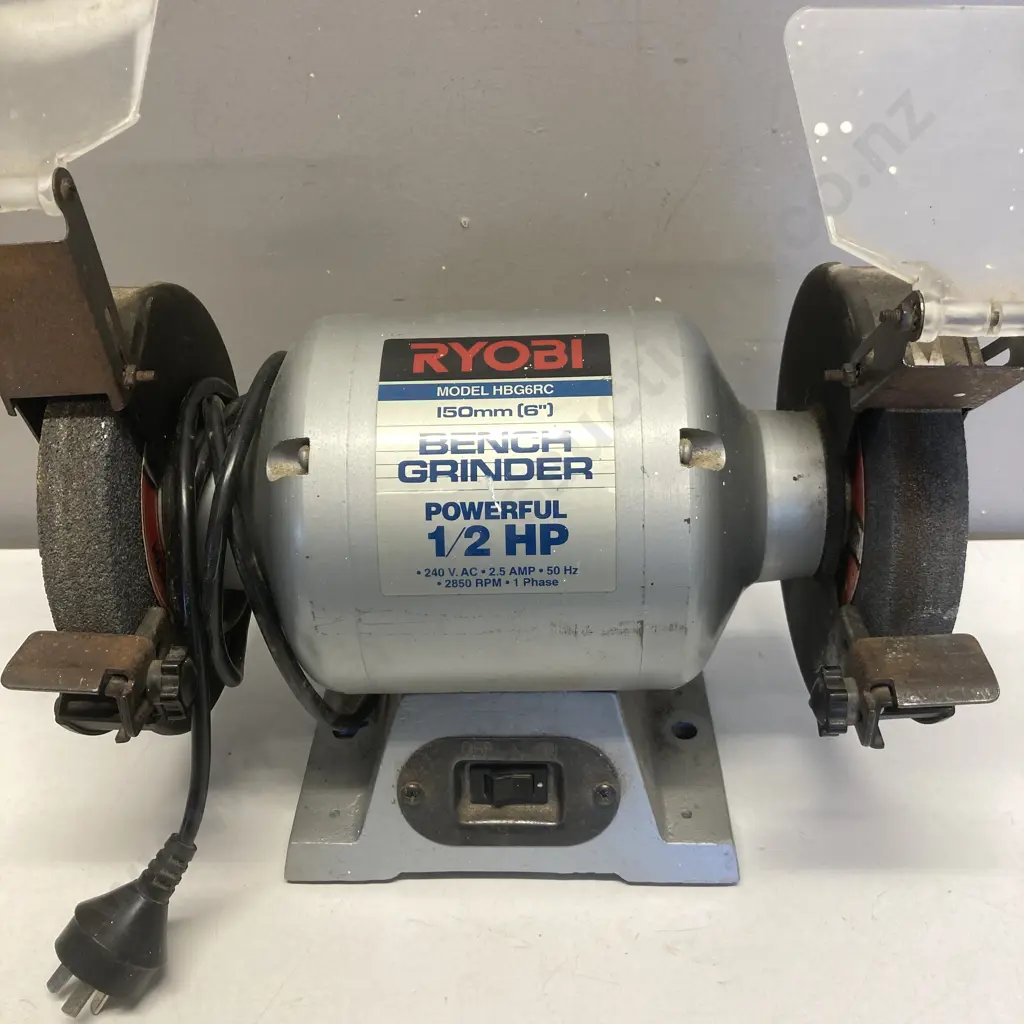 Ryobi 150mm Bench Grinder HBG6RC 1/2Hp Image 1++