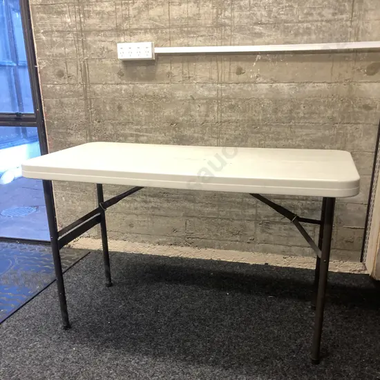 Lifetime Blow Mould Trestle Table. 122 x 60cm