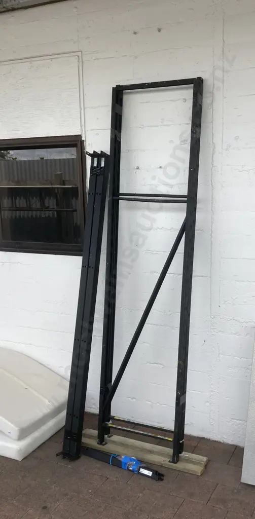 Rack It 400Kg Storage Black - H2135 W1800 D530mm. 2 x Uprights, 4 x Beams, 4 x Shelf Support Braces Image 1++