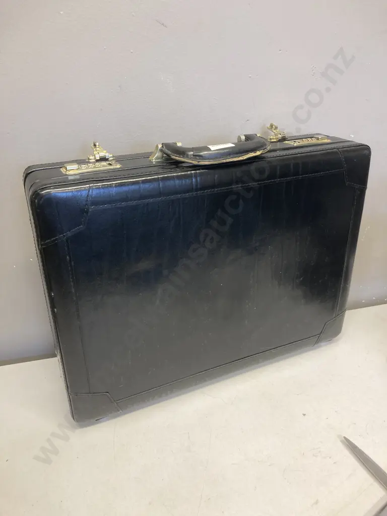 HPM LED Flood Light & Black Leather Flight Briefcase Image 1++