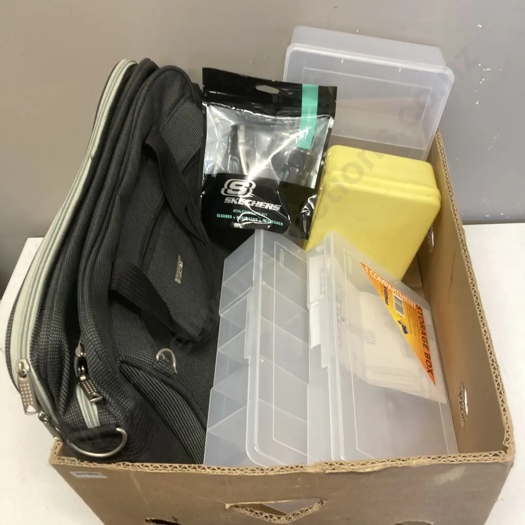 Lanza Laptop Bag, Plastic Storage Boxes Etc Image 1++