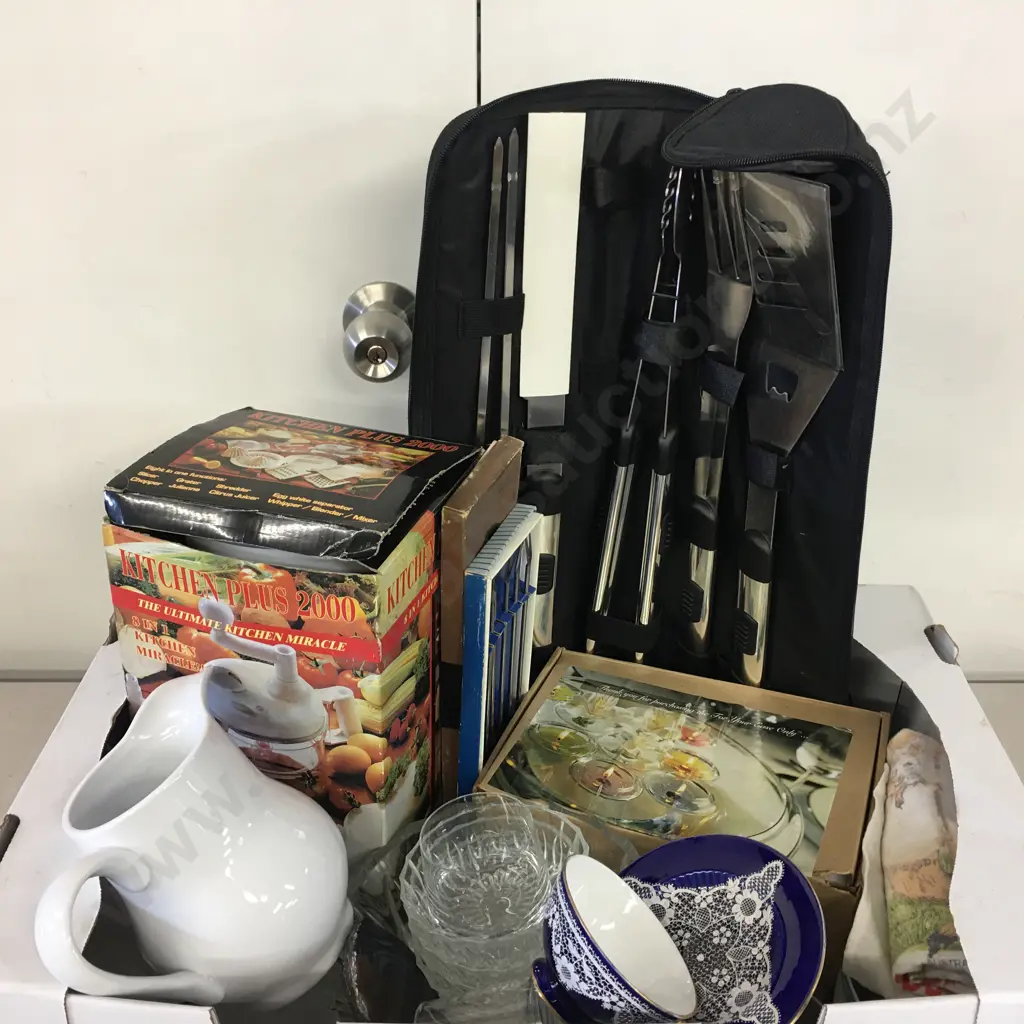 Kitchen Plus 2000 Miracle, BBQ Utensils, Candles, China Etc Image 1++