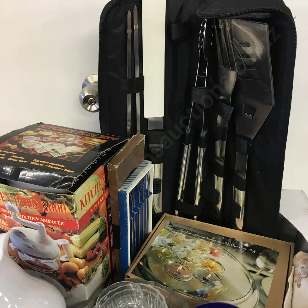 Kitchen Plus 2000 Miracle, BBQ Utensils, Candles, China Etc Image 1++