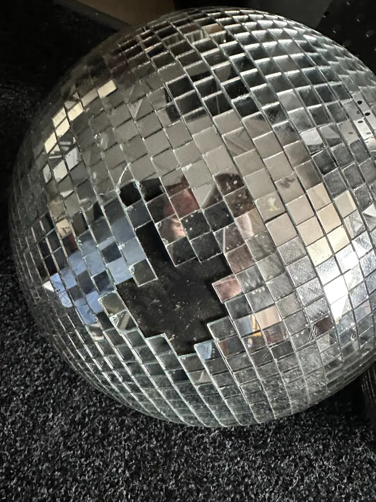 Pair of Disco Mirror Balls Image 1++