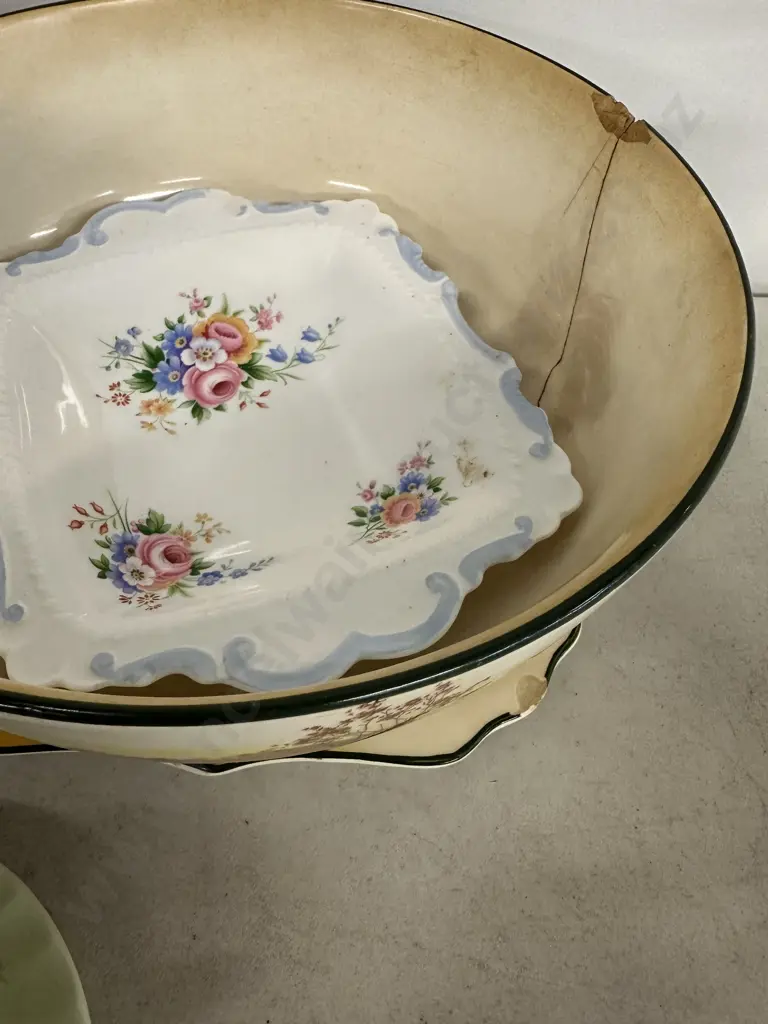 Assorted China Items Including Carlton Ware, Shelley, Limoges Etc Image 1++