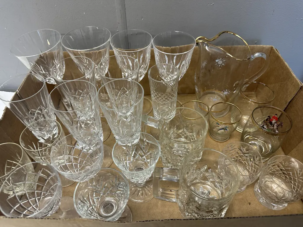 Assorted Crystal Glasses Image 1++