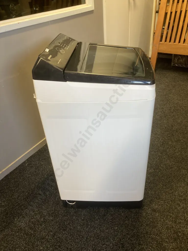 Samsung 6kg Top Load Washing Machine, White, With BubbleWash & Digital Inverter Technology. Model WA60CG4545BW Image 1++