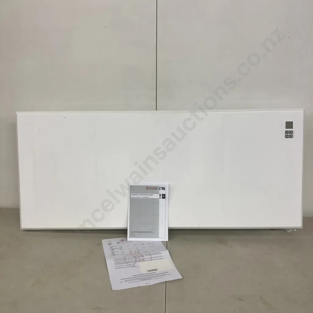 Lucht LHZ 2000watt Visage Panel Heater (Heat RetentionTablets, Digital Electronic Thermostat) With Manual. H44 W105 D8cm Image 1++