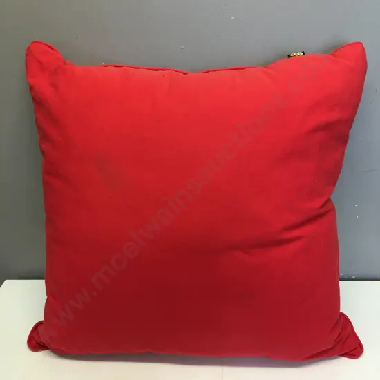 Large QUE Red Floor Cushions 63x63cm