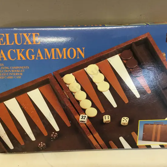 Deluxe Backgammon Game 