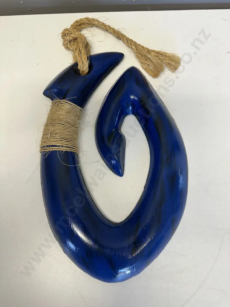 Decorative Garden Blue Wall Art H35cm. Image 1++