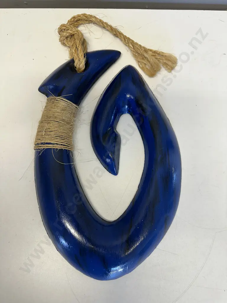 Decorative Garden Blue Wall Art H35cm. Image 1++