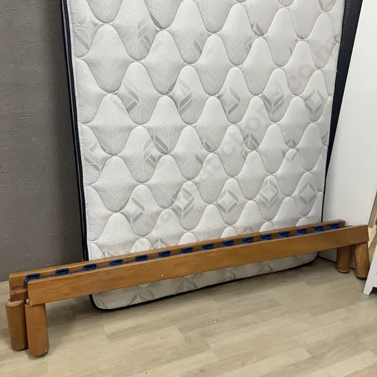 Design Mobel Rimu Queen Size Slat Bed With Sleepyhead Classic Sigma Mattress & Underbed Storage Drawer