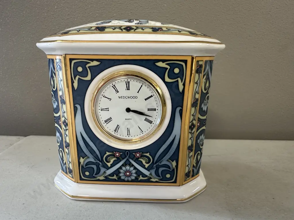 Wedgwood 'Blue Elephant' Clock Image 1++