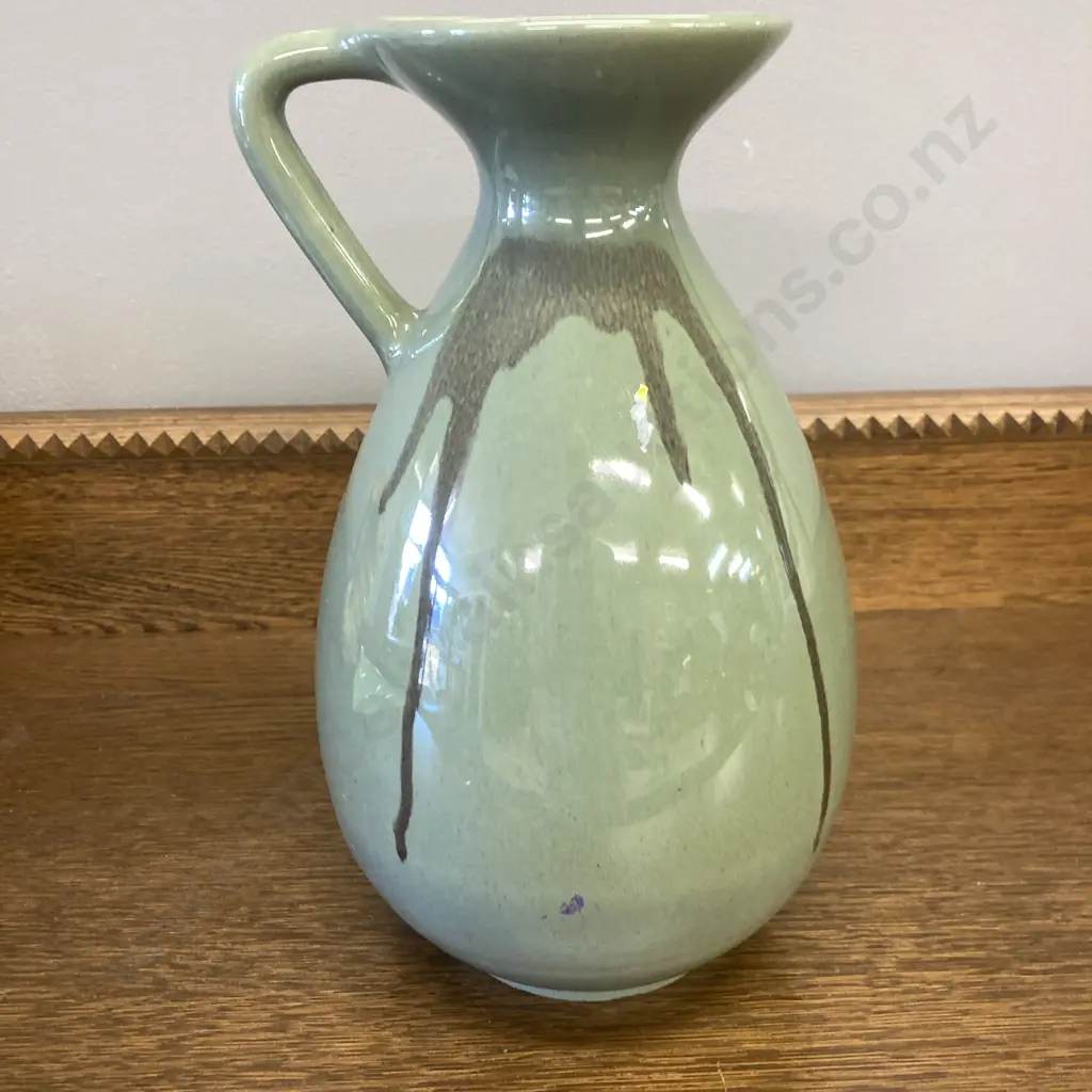 Vintage Blue Mountain Pottery Glazed Pitcher / Ewer. H26cm Image 1++