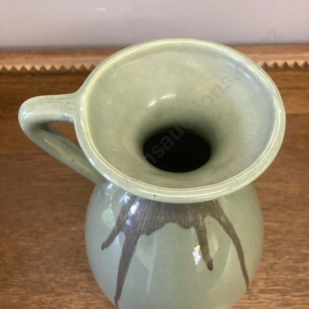 Vintage Blue Mountain Pottery Glazed Pitcher / Ewer. H26cm Image 1++