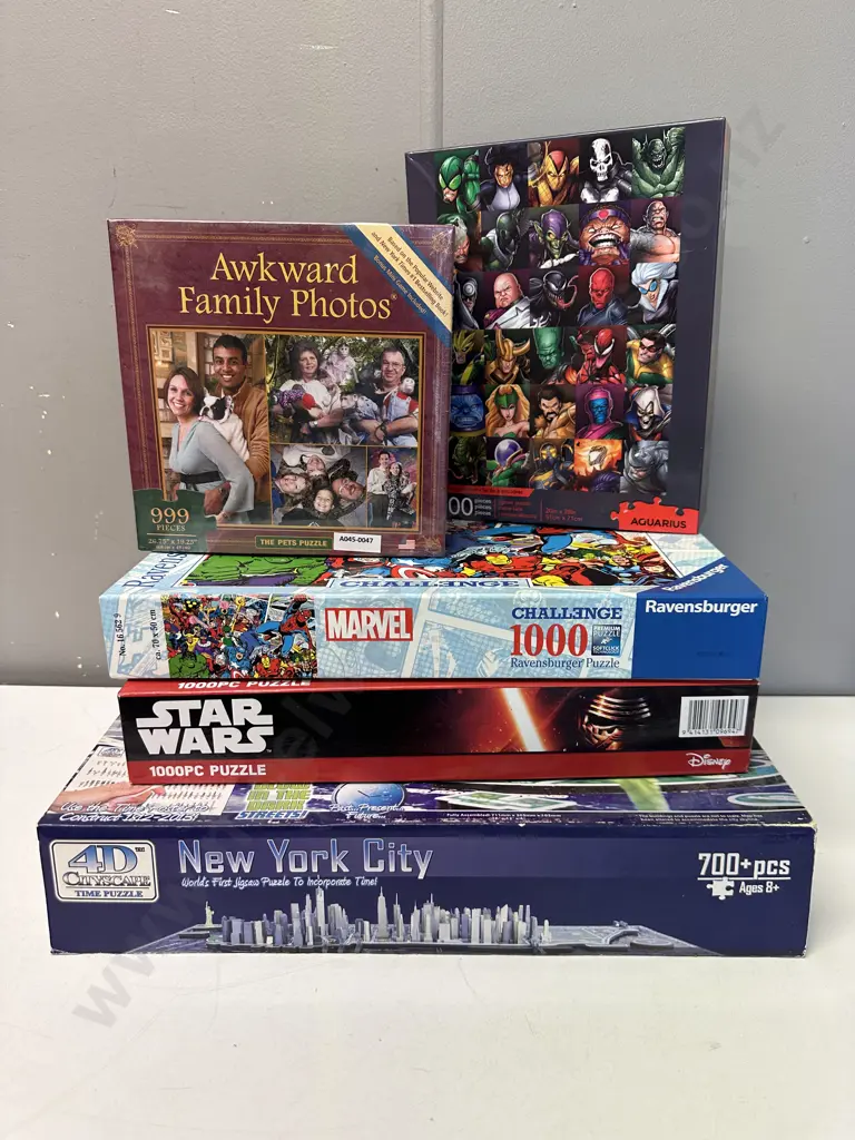4D Cityscape Time Puzzle New York City, Star Wars, Marvel & Awkward Family Phots Jigsaw Puzzles Image 1++