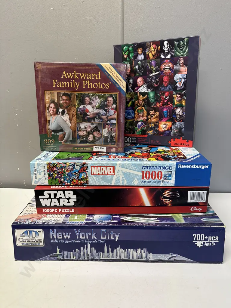 4D Cityscape Time Puzzle New York City, Star Wars, Marvel & Awkward Family Phots Jigsaw Puzzles Image 1++