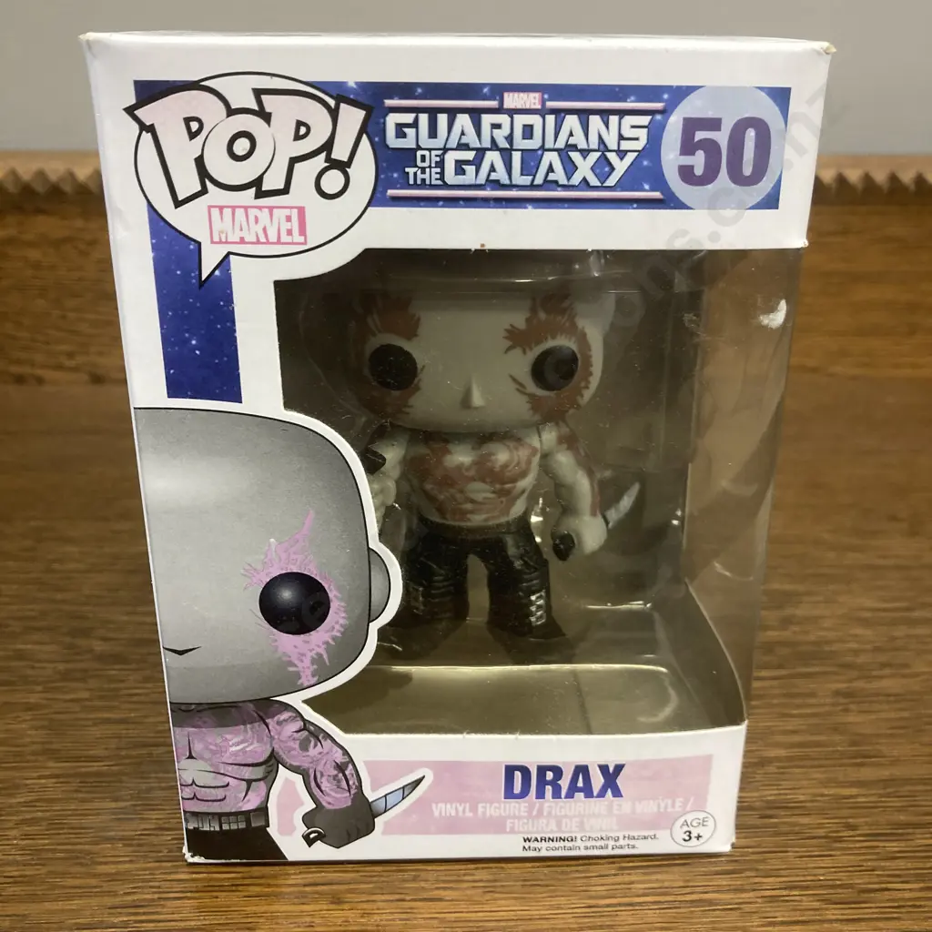 Funko Pop! Drax #50 Marvel Guardians Of The Galaxy 2014, Vaulted Image 1++