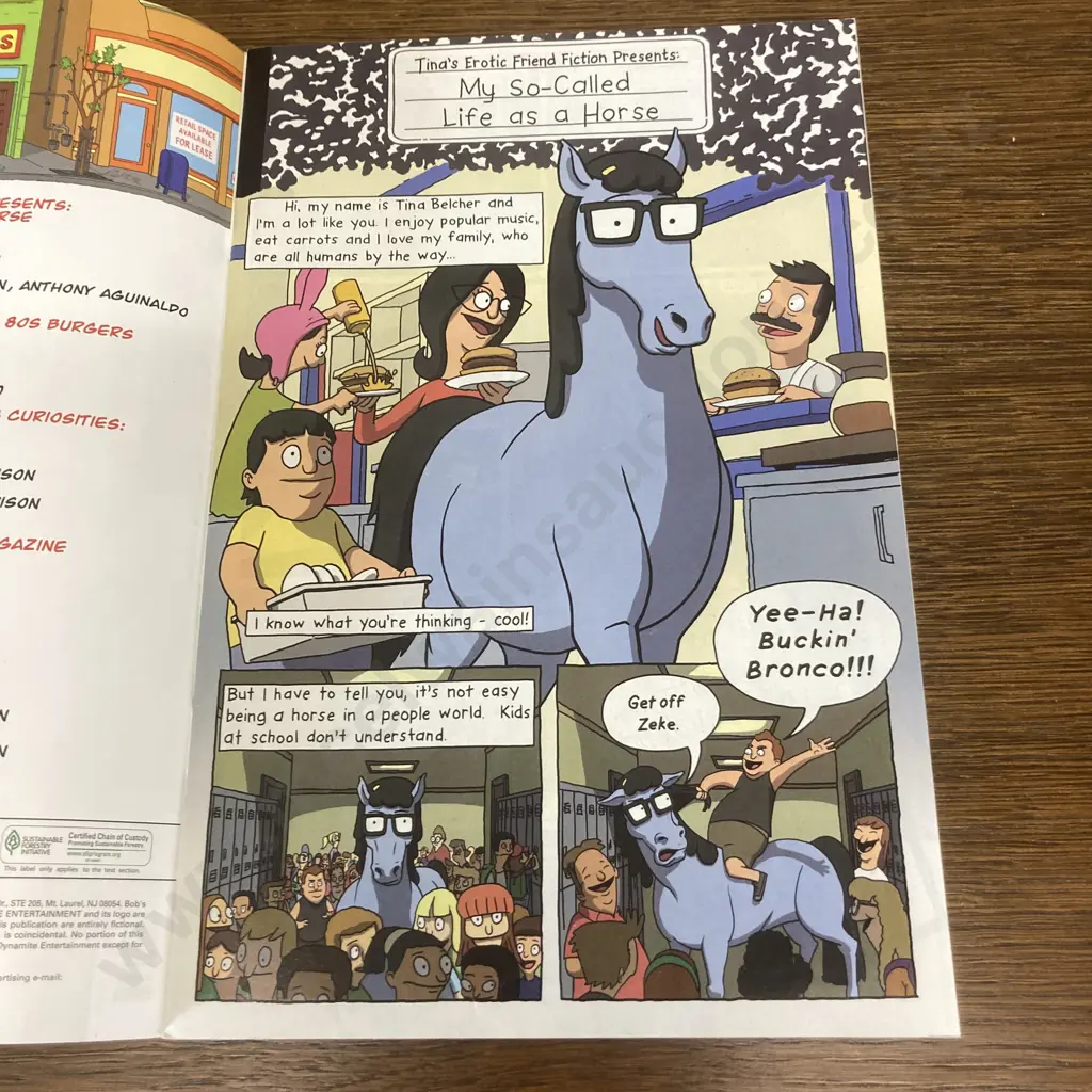 Rare Bob's Burgers, Volume1, #1 First Printing, Dynamite Comics 2014 Image 1++