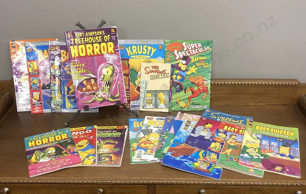 Simpsons Comics - Treehouse Of Horror, Bartman & Radioactive Man, Krusty, FCBD Etc Image 1++
