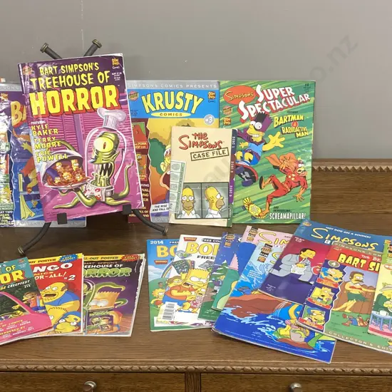 Simpsons Comics - Treehouse Of Horror, Bartman & Radioactive Man, Krusty, FCBD Etc