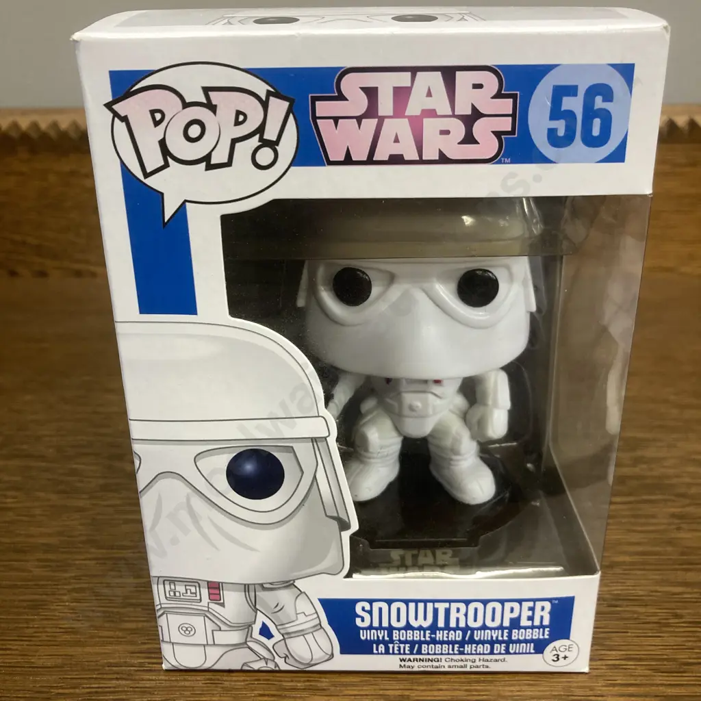 Funko Pop! Star Wars Snowtrooper #56 Original Blue Box, Vaulted Image 1++
