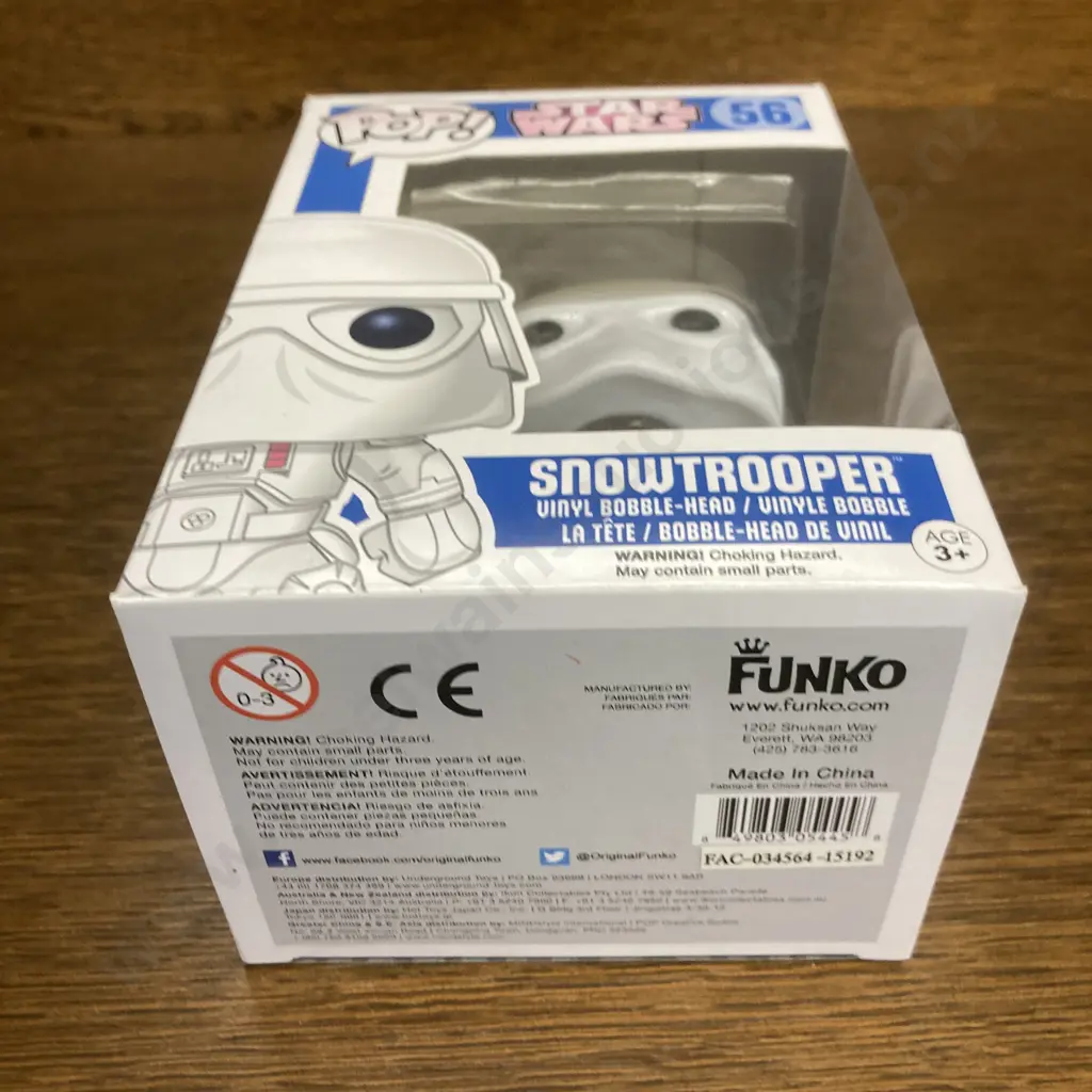 Funko Pop! Star Wars Snowtrooper #56 Original Blue Box, Vaulted Image 1++
