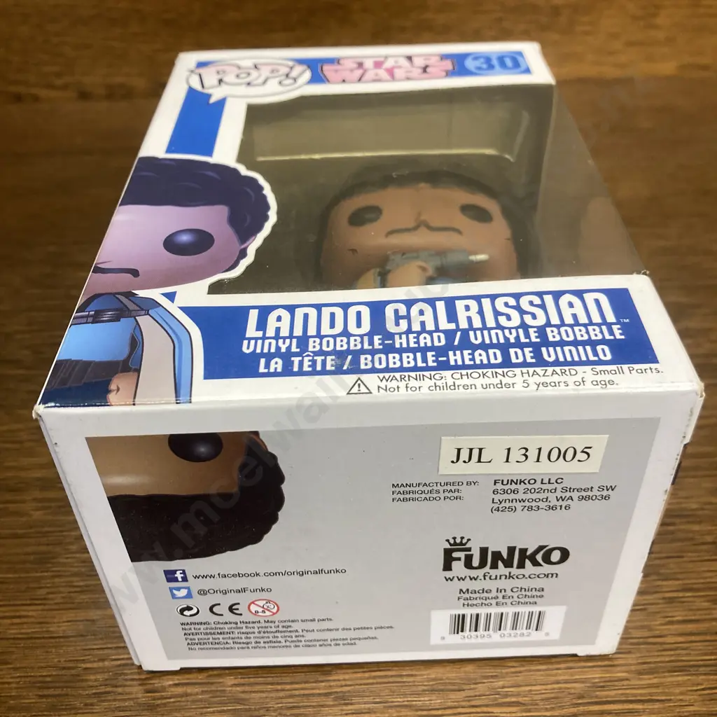 Funko Pop! Star Wars Lando Calrissian #30 Original Blue Box, Rare/Vaulted Image 1++