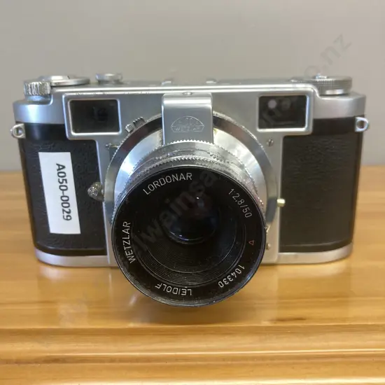 Leidolf Wetzlar Lordomat 35mm Rangefinder Camera With 50mm f/2.8 Lens