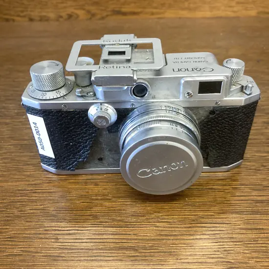 Vintage Canon IIB Rangefinder 35mm Film Camera With Serenar f1.9 50mm Lens & Cap. No 25536