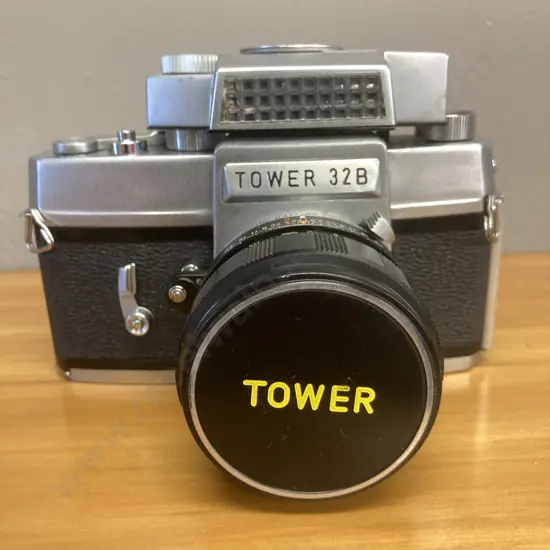 Tower 32B ( Sears -Mamiya Prismat NP) Rare Mamiya Sekor F.C. 58mm 1.7 Lens Exakta Mount & Clip-on Exposure Meter - Japan