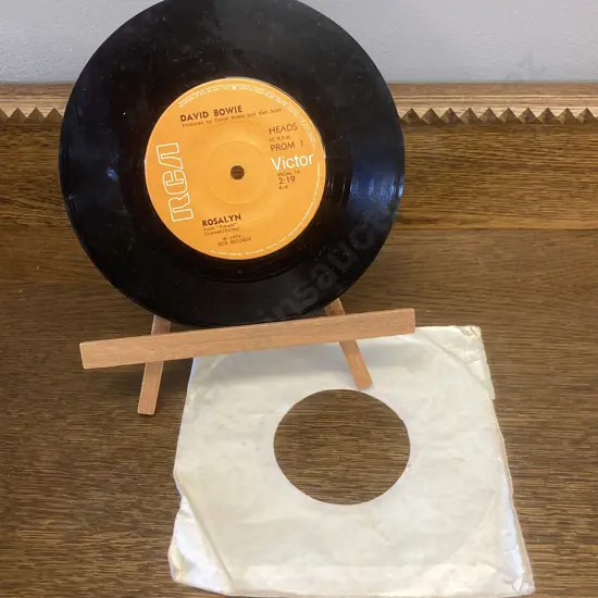 Super Rare David Bowie - Rosalyn 7” New Zealand Promo Vinyl 1973. Heads / Tails PROM 1 (Generic Sleeve)
