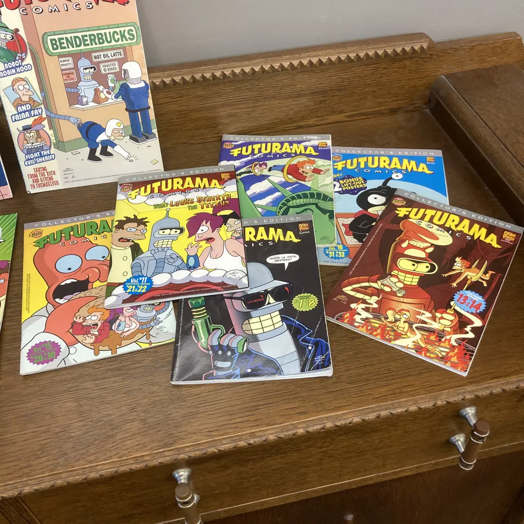 Futurama Comics #25, #26, #45 Comic Books & 6 x Collectors Edition Double Issues - Bongo Comics Image 1++