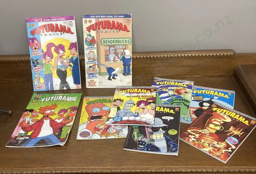 Futurama Comics #25, #26, #45 Comic Books & 6 x Collectors Edition Double Issues - Bongo Comics Image 1++