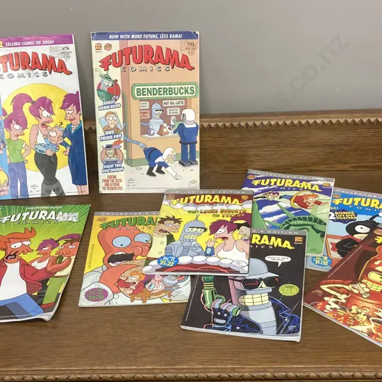Futurama Comics #25, #26, #45 Comic Books & 6 x Collectors Edition Double Issues - Bongo Comics