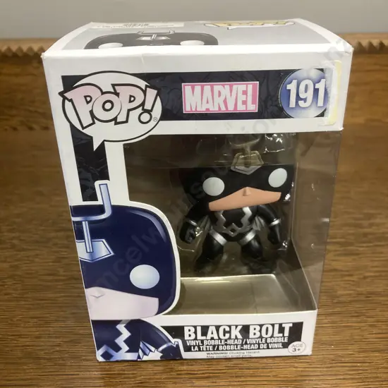 Funko Pop! Marvel Black Bolt #191,Vaulted