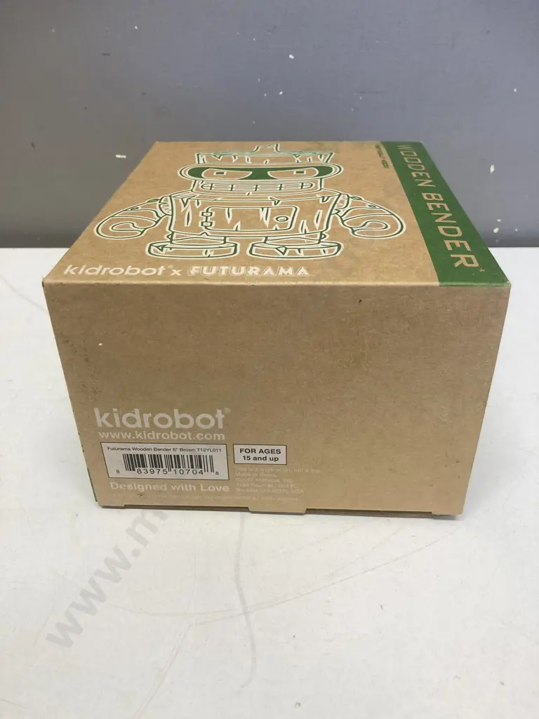 Kidrobot x Futurama Wooden Bender 6" Brown - T12YL011 Image 1++