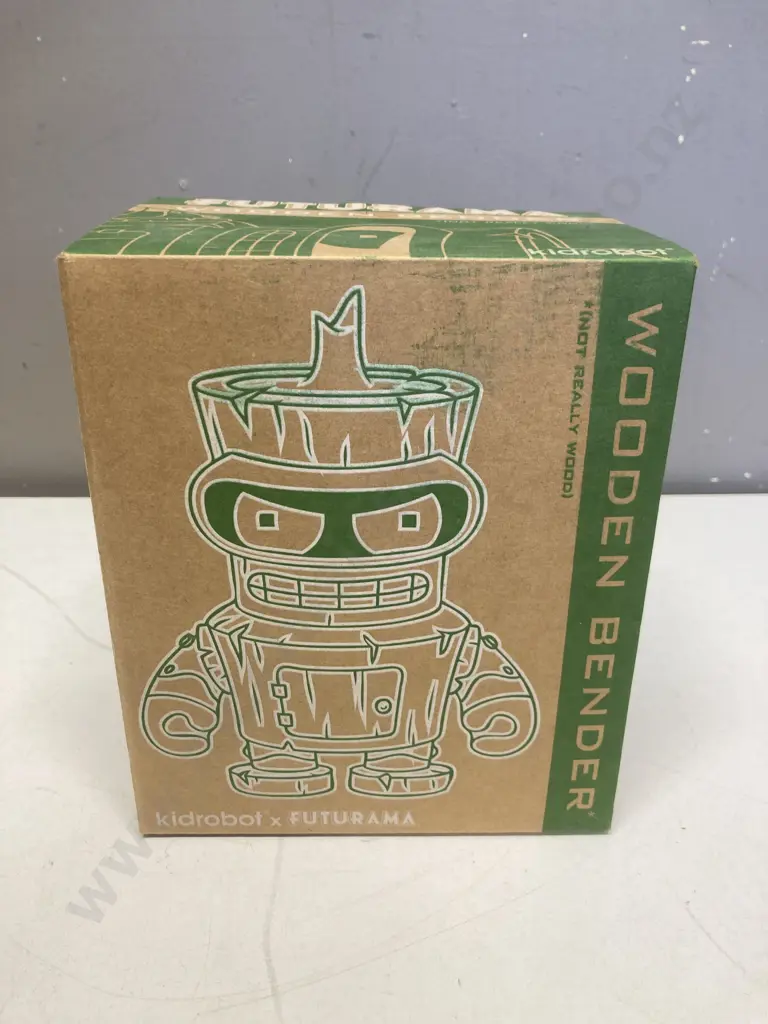 Kidrobot x Futurama Wooden Bender 6" Brown - T12YL011 Image 1++