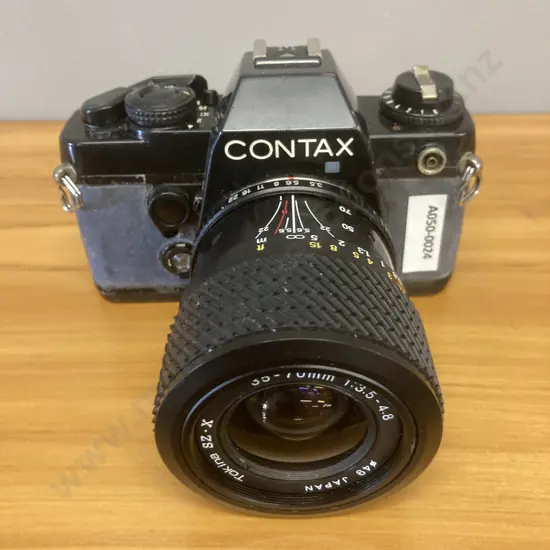Contax 139 Quartz SLR Film Camera With 35-70mm Tokina SZ-X Lens, Japan. #035795