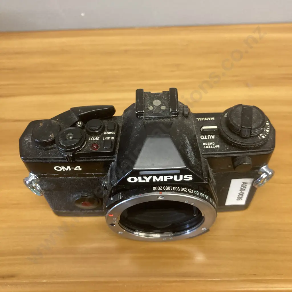 Olympus OM-4 35mm MF SLR Film Camera Body Black From Japan Image 1++