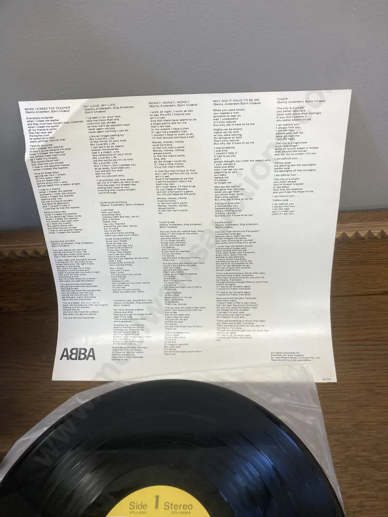 ABBA - Arrival Vinyl LP VPL1-4304 RCA Victor 1976 First New Zealand Sold With 052 Image 1++