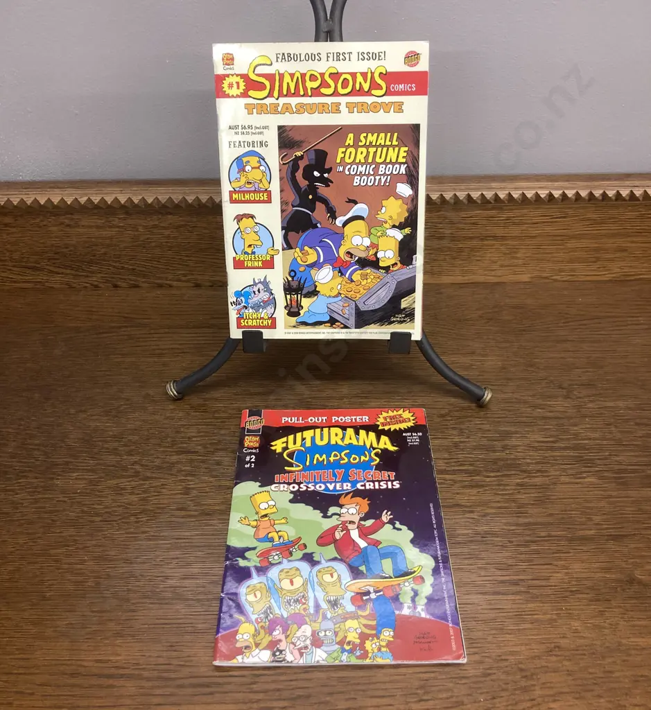 Simpsons Comics #1 - Treasure Trove - Bongo Comics & Futurama Simpsons Infinitely Secret Crossover Crisis #2 Image 1++