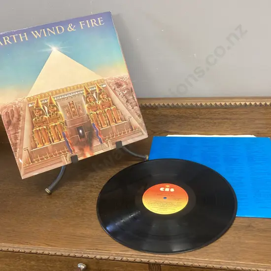 Earth Wind & Fire - All N' All Vinyl LP SBP 237100 CBS Label Original 1977 New Zealand Pressing Includes Lyrics Sleeve